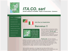 Tablet Screenshot of itacosarl.com